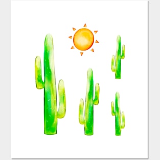 Sunshine & Cacti Posters and Art
